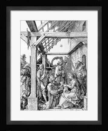 Framed Adoration of the Magi, 1511 Print