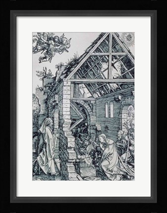 Framed Adoration of the Shepherds Print