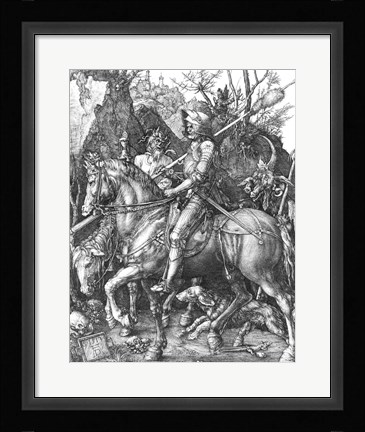 Framed Knight, Death and the Devil, 1513 Print