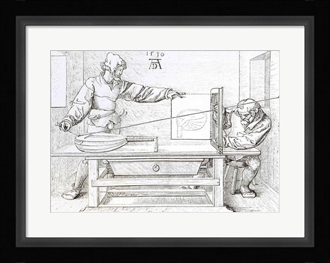 Framed Instrument of Mathematical Precision for Designing Objects in Perspective Print