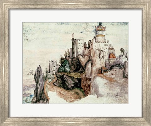Framed Fortified Castle Print