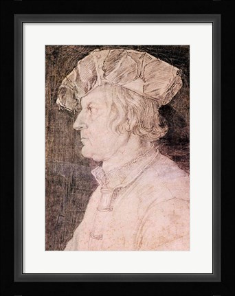 Framed Portrait of a Man Print