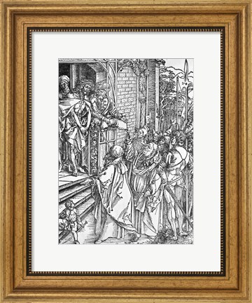 Framed Christ presented to the people Print
