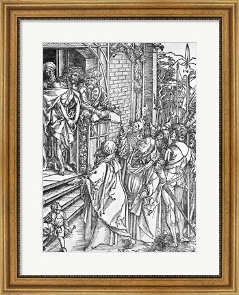 Framed Christ presented to the people Print