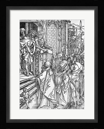 Framed Christ presented to the people Print