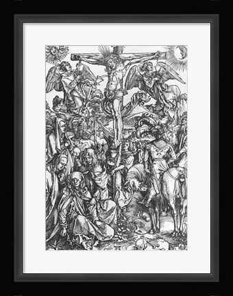 Framed Christ on the cross Print