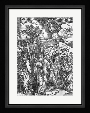 Framed Scene from the Apocalypse, The Four Angels holding the winds Print