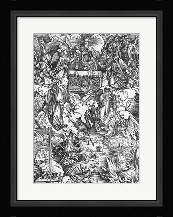 Framed Scene from the Apocalypse, The Opening of the Seventh Seal Print