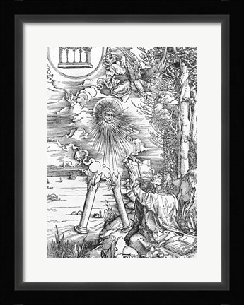 Framed Scene from the Apocalypse, St. John devouring the Book Print