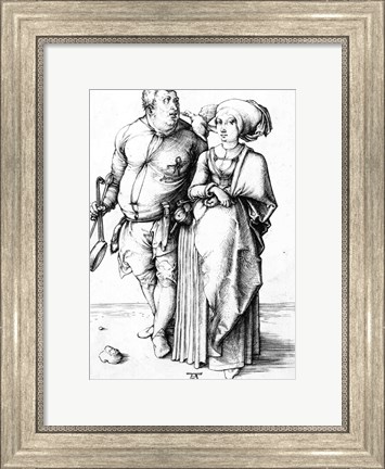 Framed Cook and his Wife Print