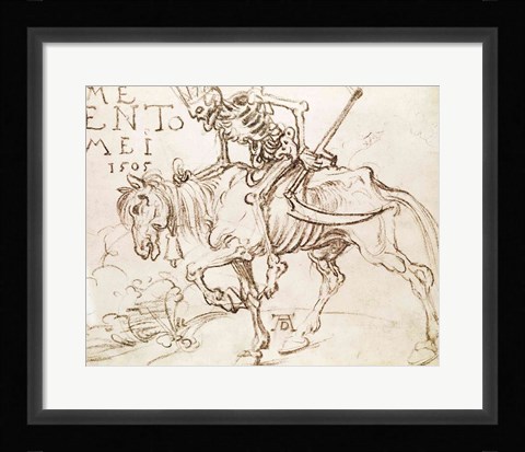 Framed Death Riding, 1505 Print