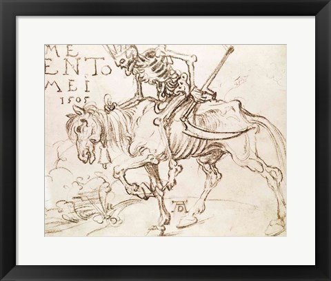 Framed Death Riding, 1505 Print