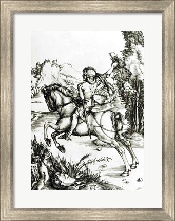Framed Small Courier, c.1496 Print