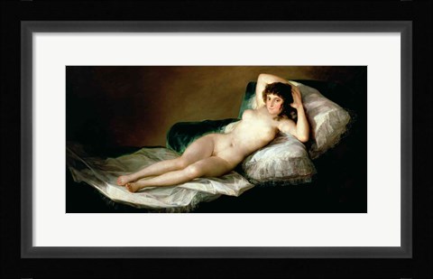 Framed Naked Maja, c.1800 Print