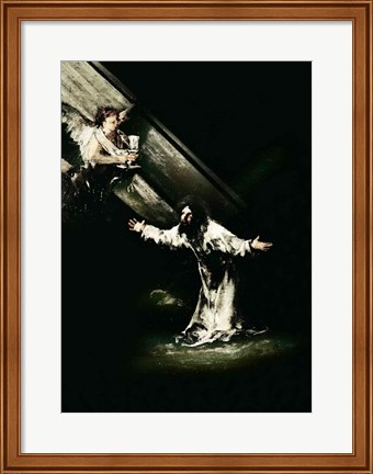 Framed Christ on the Mount of Olives, 1819 Print