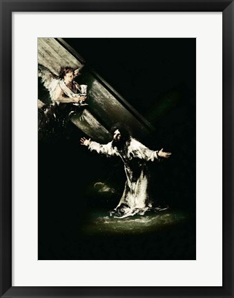 Framed Christ on the Mount of Olives, 1819 Print