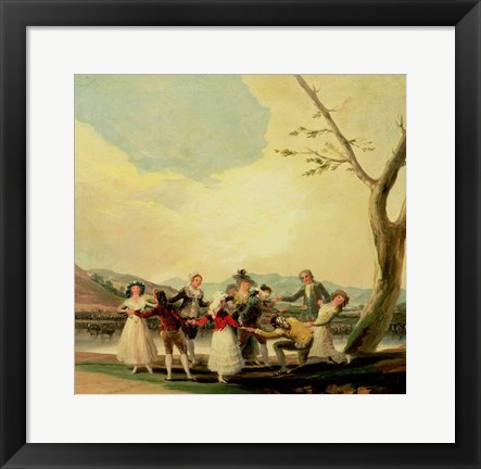 Framed Blind Man's Buff Print