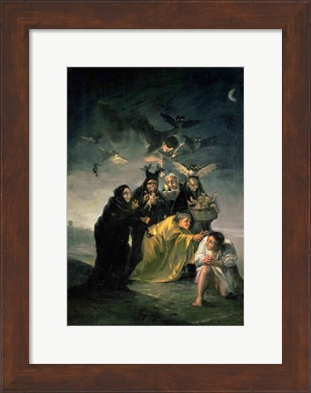 Framed Witches&#39; Sabbath Print