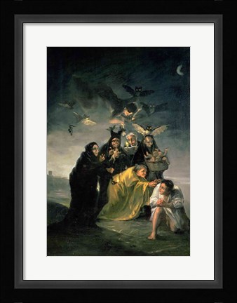 Framed Witches' Sabbath Print