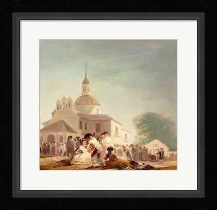 Framed Florists or Spring, 1786 Print