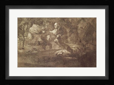 Framed Funereal Riddle Print