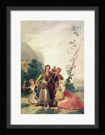 Framed Spring, 1786 Print