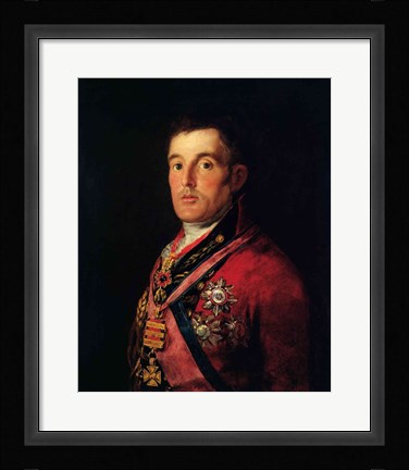 Framed Duke of Wellington Print