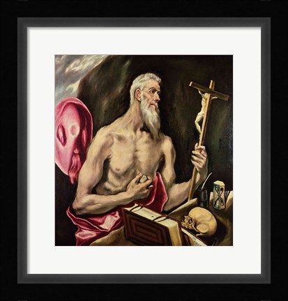 Framed St. Jerome Print