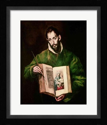Framed St. Luke Print