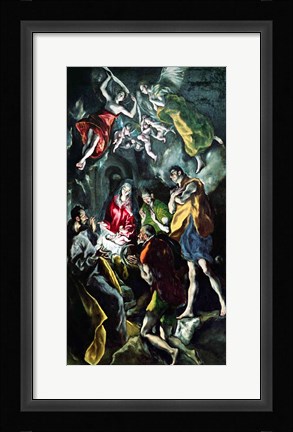 Framed Adoration of the Shepherds Print