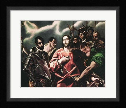 Framed Disrobing of Christ Print