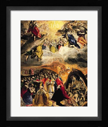 Framed Adoration of the Name of Jesus, c.1578 Print
