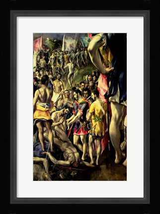 Framed Martyrdom of St. Maurice Print