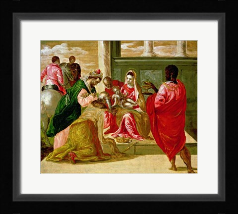 Framed Adoration of the Magi Print