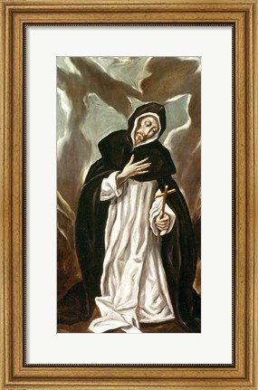 Framed St.Dominic of Guzman Print