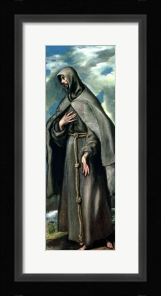 Framed St.Francis of Assisi Print