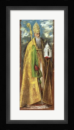 Framed Saint Augustine of Hippo Print