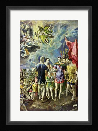 Framed Martyrdom of St. Maurice Print