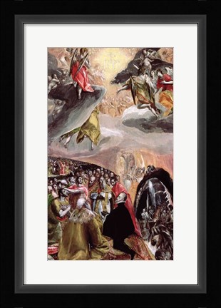 Framed Adoration of the Name of Jesus Print
