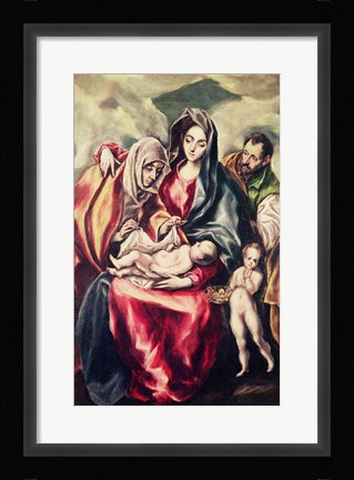 Framed Holy Family Print