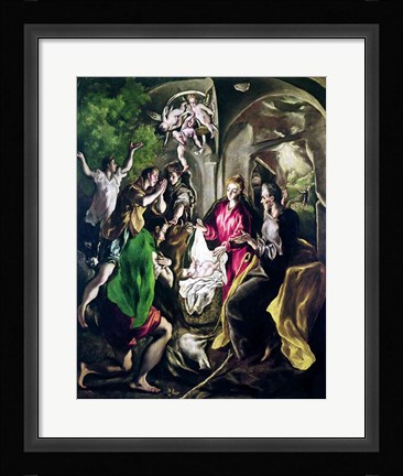 Framed Adoration of the Shepherds Print