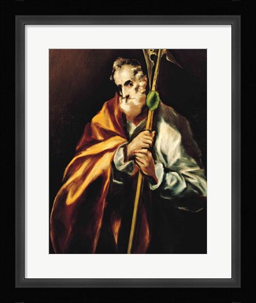 Framed St. Jude Thaddeus, 1606 Print