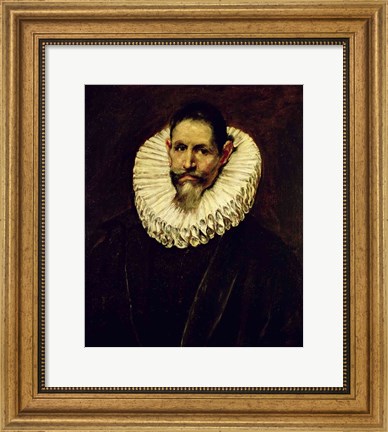 Framed Portrait of Jeronimo de Cevallos Print