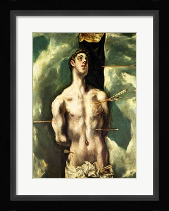 Framed St. Sebastian Print