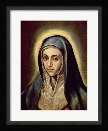 Framed Virgin Mary Print