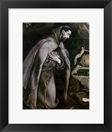 Framed St. Francis of Assisi Print