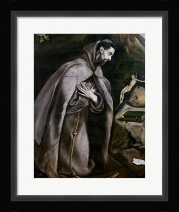 Framed St. Francis of Assisi Print