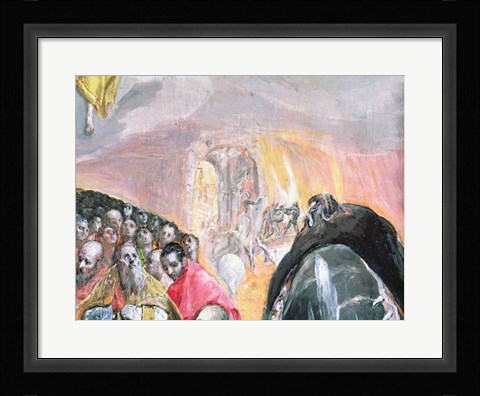 Framed Adoration of the Name of Jesus Print