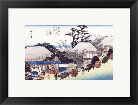 Framed Teahouse at the Spring Print