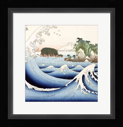 Framed Wave Print